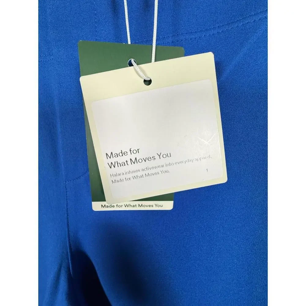 NWT Halara Flex High Waist Back Side Pkt Slight Flare Work Pant Princess Blue XS - Picture 8 of 12